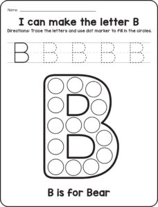 Alphabet tracing sample 2